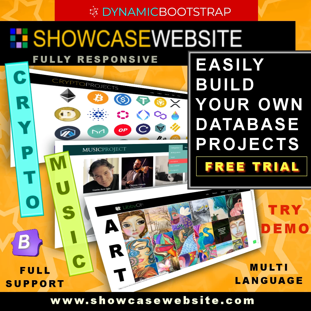 Showcase Website Database Projects